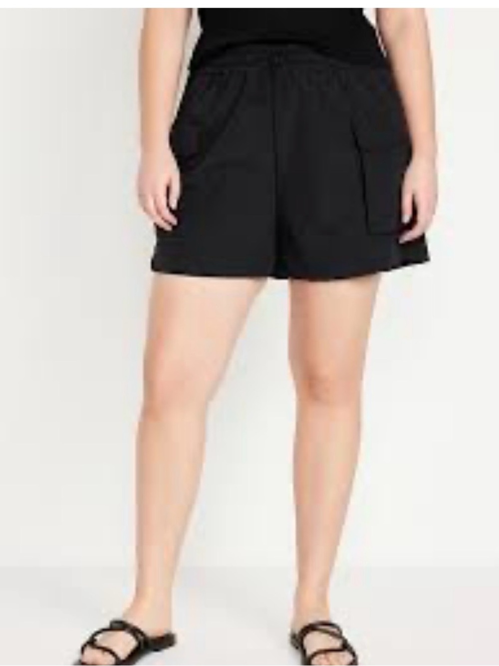 Old Navy Black High-Rise Shorts